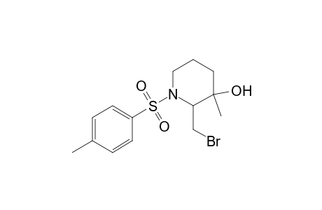 3-Piperidinol, 2-(bromomethyl)-3-methyl-1-[(4-methylphenyl)sulfonyl]-