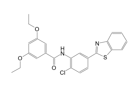 benzamide, N-[5-(2-benzothiazolyl)-2-chlorophenyl]-3,5-diethoxy-