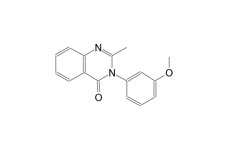 4(3H)-quinazolinone, 3-(3-methoxyphenyl)-2-methyl-