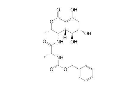 N-Benzyloxycarbonyl-(-)-actinobolin