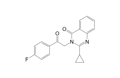 2-Cyclopropyl-3-[2-(4-fluorophenyl)-2-oxoethyl]-3H-quinazolin-4-one