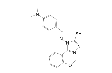 4-({(E)-[4-(dimethylamino)phenyl]methylidene}amino)-5-(2-methoxyphenyl)-4H-1,2,4-triazol-3-yl hydrosulfide