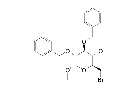 METHYL-2,3-DI-O-BENZYL-6-BROMO-6-DEOXY-ALPHA-D-GLUCOPYRANOSIDE