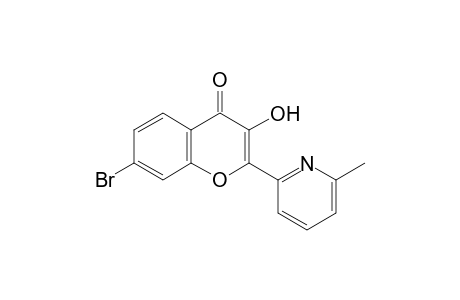 7-bromo-3-hydroxy-2-(6-methyl-2-pyridyl)chromone