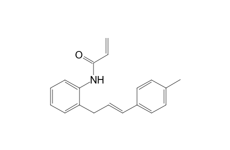 (E)-N-(2-(3-(p-tolyl)allyl)phenyl)acrylamide