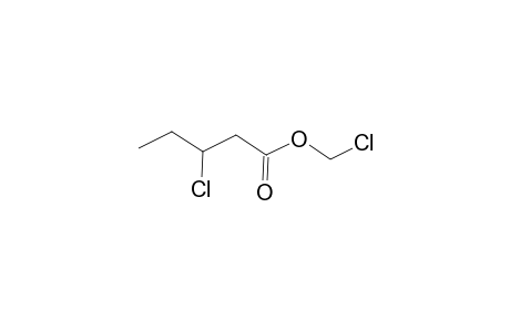 Pentanoic acid, 3-chloro-, chloromethyl ester