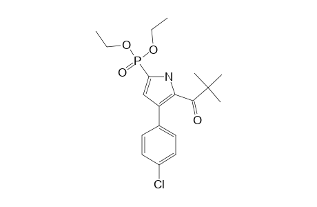 DIETHYL-4-(p-CHLORPHENYL)-5-TRIMETHYL-ACETYLPYRROLE-2-PHOSPHONATE