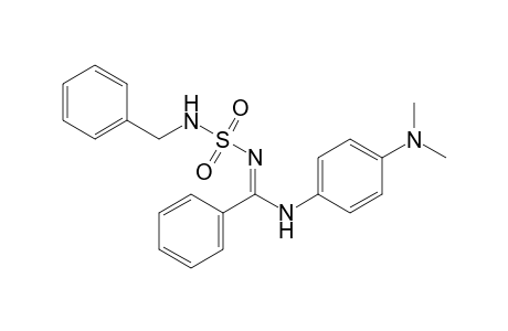 N'-(benzylsulfamoyl)-N-[p-(dimethylamino)phenyl]benzamidine