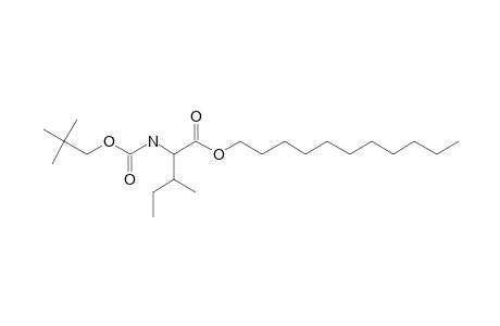 L-Isoleucine, N-neopentyloxycarbonyl-, undecyl ester