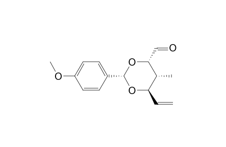 (2S,4S,5R,6R)-2-(4-methoxyphenyl)-5-methyl-6-vinyl-1,3-dioxane-4-carboxaldehyde