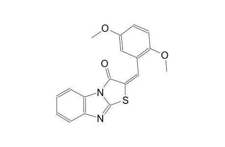 (2E)-2-(2,5-dimethoxybenzylidene)[1,3]thiazolo[3,2-a]benzimidazol-3(2H)-one