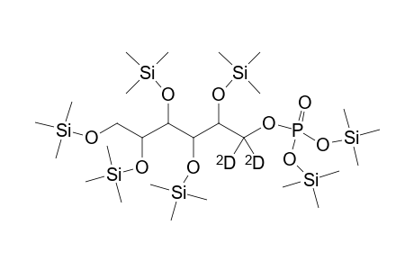 O-heptakis(trimethylsilyl)-D-glucitol-6,6-D2-6-phosphate