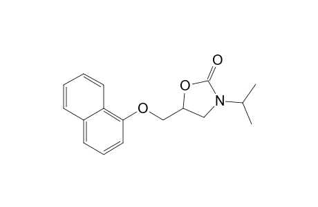 3-isopropyl-5-(1-naphthoxymethyl)oxazolidin-2-one