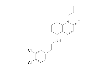 5-[2-(3,4-dichlorophenyl)ethylamino]-1-propyl-5,6,7,8-tetrahydroquinolin-2-one