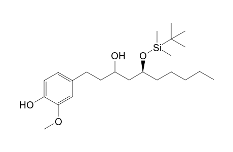 4-[(5S)-5-{[tert-Butyl(dimethyl)silyl]oxy}-3-hydroxydecyl]-2-methoxyphenol