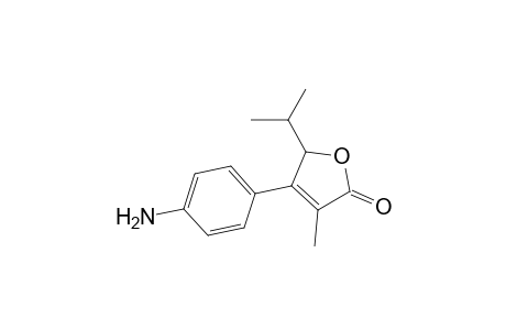 4-(4-Aminophenyl)-3-methyl-5-(1-methylethyl)furan-2(5H)-one