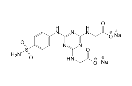 N,N'-[6-(p-sulfamoylanilino)-s-triazin-2,4-diyl]diglycine, disodium salt