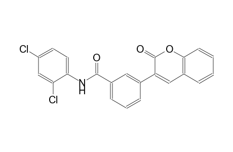 N-(2,4-dichlorophenyl)-3-(2-oxo-2H-chromen-3-yl)benzamide
