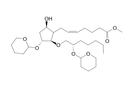 13,14-Dihydro-13-oxaprostaglandine-F-2.beta.-Methyl Ester 11,15-bis(Tetrahydropyran-2"-yl) Ether
