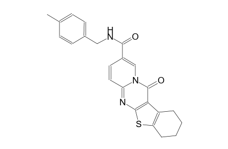 N-(4-methylbenzyl)-12-oxo-1,2,3,4-tetrahydro-12H-[1]benzothieno[2,3-d]pyrido[1,2-a]pyrimidine-9-carboxamide