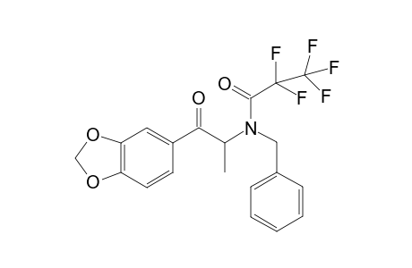 N-Benzyl-3,4-methylenedioxycathinone PFP