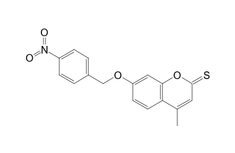 7-(4'-Nitrobenzyloxy)-4-methyl-2-thiocoumarin