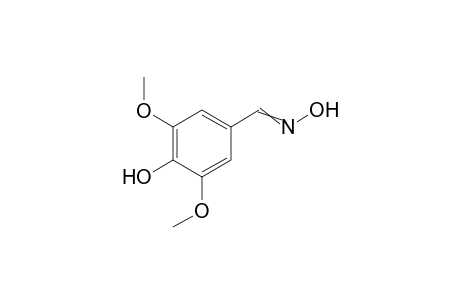 4-Hydroxy-3,5-dimethoxybenzaldehyde oxime