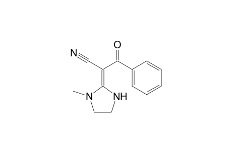 2-(Benzoyl)(cyano)methylene-1-methyltetrahydroimidazole