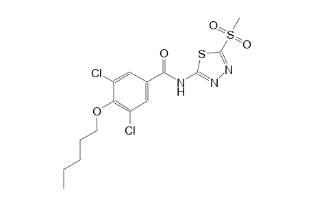 benzamide, 3,5-dichloro-N-[5-(methylsulfonyl)-1,3,4-thiadiazol-2-yl]-4-(pentyloxy)-
