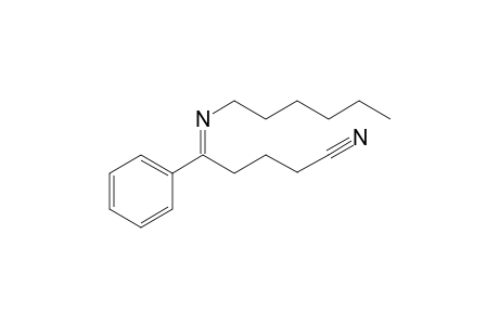 5-(Hexylimino)-5-phenylpentanenitrile
