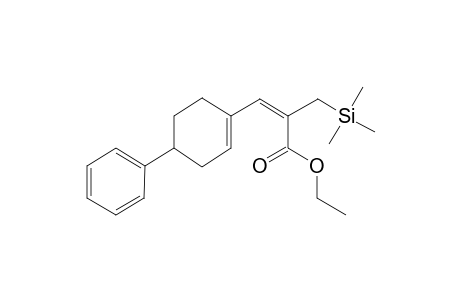 (E)-Ethyl 3-(4-Phenylcyclohex-1-en-1-yl)-2-(trimethylsilylmethyl)prop-2-enoate
