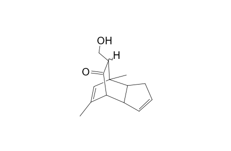 1,11-Dimethyl-9-exo-hydroxymethyltricyclo[5.2.2.0(2,6)]-undeca-4,10-dien-8-one