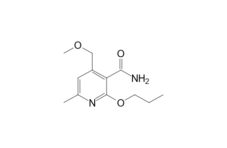 3-Pyridinecarboxamide, 4-(methoxymethyl)-6-methyl-2-propoxy-