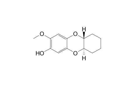 trans-3-Methoxy-5a,6,7,8,9,9a-hexahydrodibenzo[1,4]dioxin-2-ol