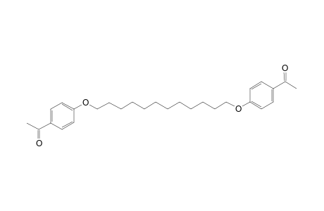 1-[4-[12-(4-Acetylphenoxy)dodecoxy]phenyl]ethanone