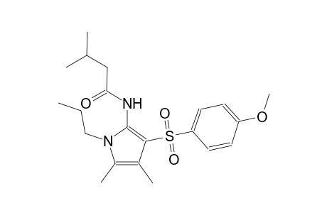butanamide, N-[3-[(4-methoxyphenyl)sulfonyl]-4,5-dimethyl-1-propyl-1H-pyrrol-2-yl]-3-methyl-