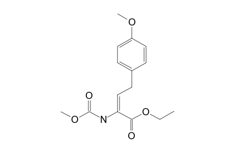 (E)-2-(carbomethoxyamino)-4-(4-methoxyphenyl)but-2-enoic acid ethyl ester