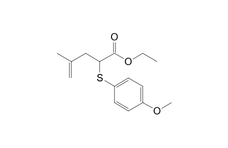 2-[(4-methoxyphenyl)thio]-4-methyl-4-pentenoic acid ethyl ester