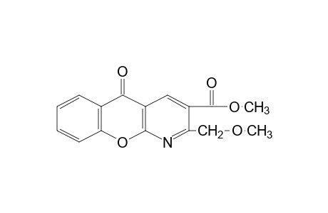 2-(METHOXYMETHYL)-5-OXO-5H-[1]BENZOPYRANO[2,3-b]PYRIDINE-3-CARBOXYLIC ACID, METHYL ESTER