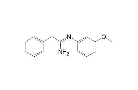 N'-(3-methoxyphenyl)-2-phenylacetimidamide