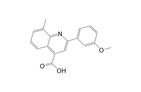 2-(3-methoxyphenyl)-8-methyl-4-quinolinecarboxylic acid