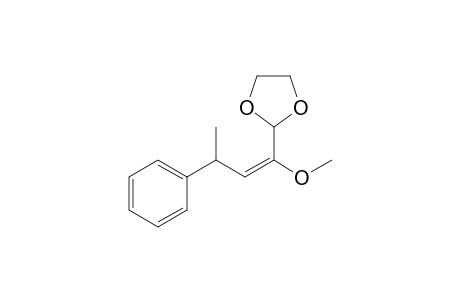 1-(1',3'-Dioxolan-2'-yl)-1-methoxy-3-phenylbut-1-ene
