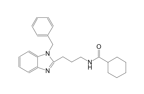 cyclohexanecarboxamide, N-[3-[1-(phenylmethyl)-1H-benzimidazol-2-yl]propyl]-