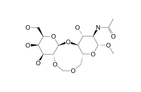 METHYL-2-ACETAMIDO-2-DEOXY-4-O-(BETA-D-GALACTOPYRANOSYL)-2',6-DI-O-(METHANE-1,2-DIYL)-BETA-D-GLUCOPYRANOSIDE