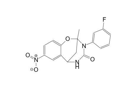 10-(3-fluorophenyl)-9-methyl-4-nitro-8-oxa-10,12-diazatricyclo[7.3.1.0²,⁷]trideca-2,4,6-trien-11-one