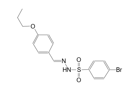 4-bromo-N'-[(E)-(4-propoxyphenyl)methylidene]benzenesulfonohydrazide