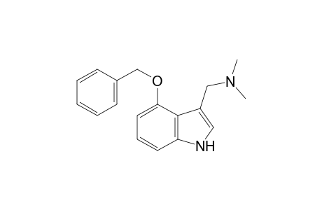 4-(benzyloxy)-3-[(dimethylamino)methyl]indole