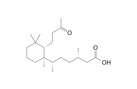 9(s)-9-methyl-8-oxo-8,9-seco-labdan-15-oic acid