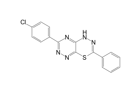 7-(4-Chlorophenyl)-3-phenyl-1H-[1,2,4]-triazino[5,6-e][1,3,4]thiadiazine