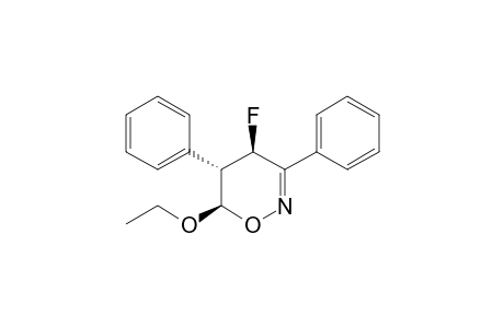 6-Ethoxy-4-fluoro-3,5-diphenyl-5,6-dihydro-4H-1,2-oxazine
